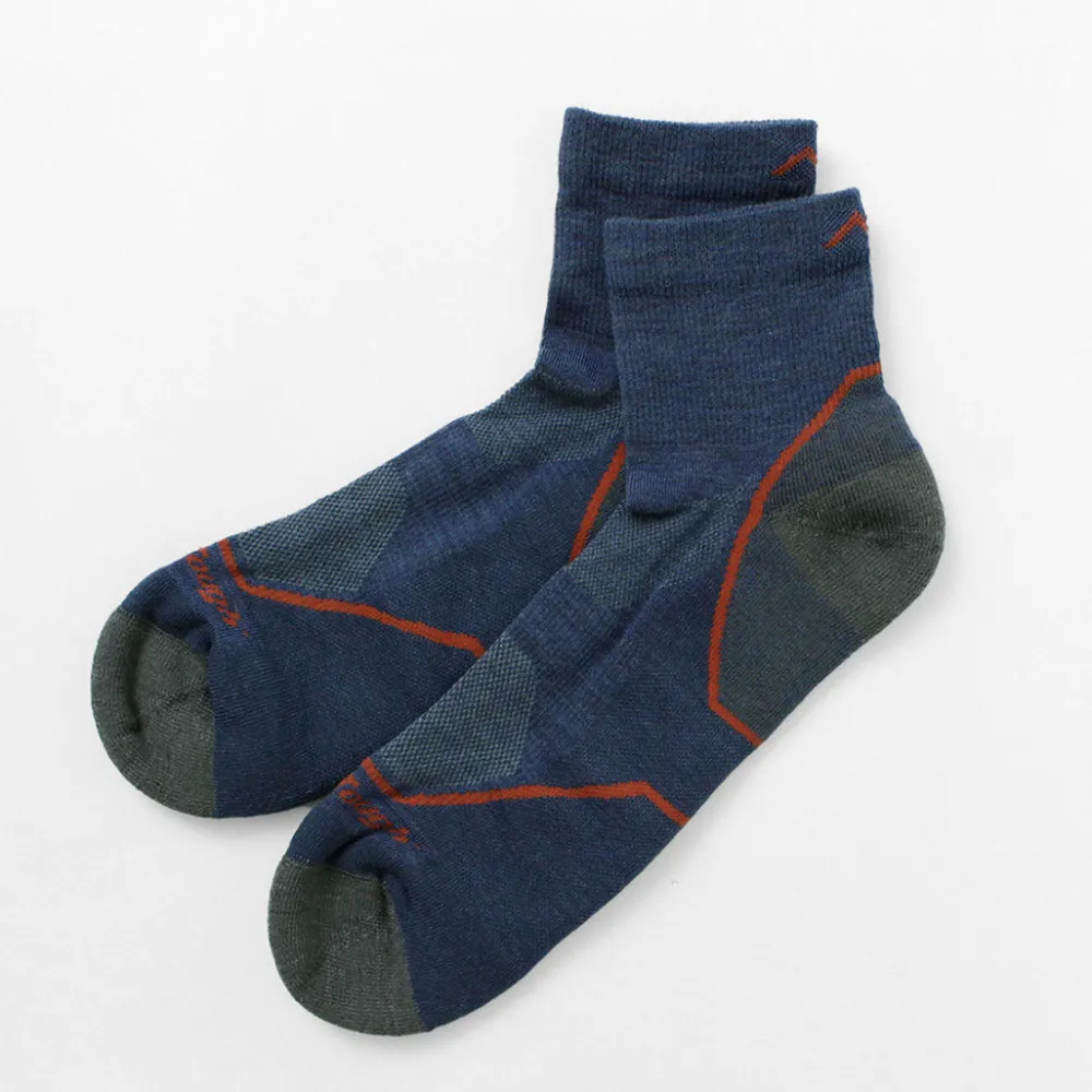 DARN TOUGH Socks^/ Light Hiker 1/4 Sock Lightweight Cushion