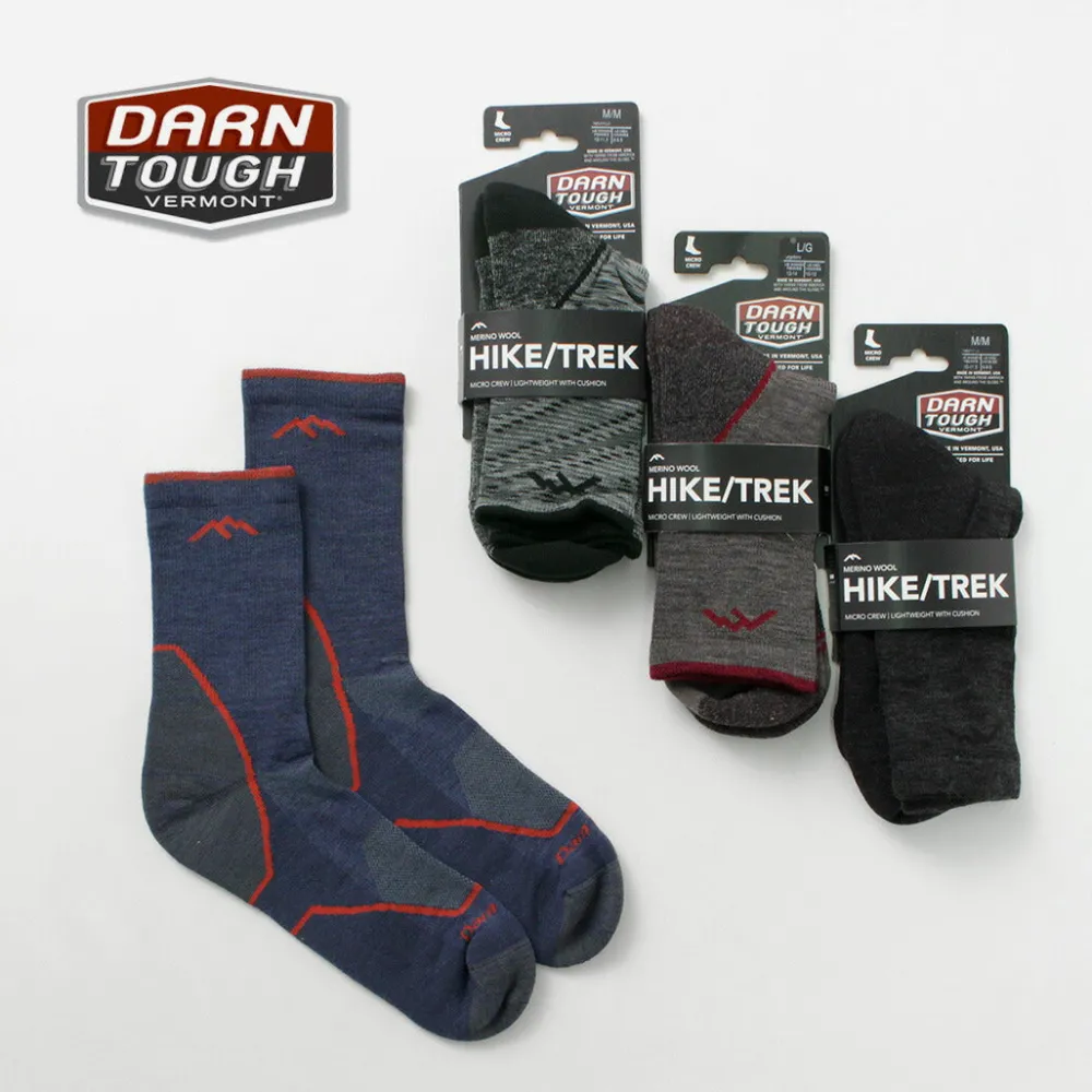 DARN TOUGH Socks^/ Light Hiker Micro Crew Lightweight Cushion Socks