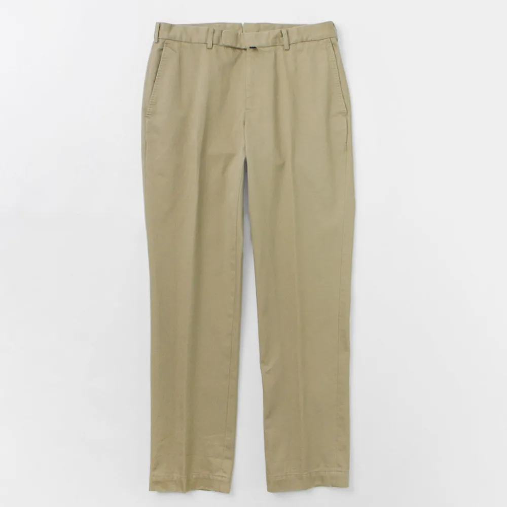 D.C.WHITE Work Pants & Chinos^/ Cotton twill regular silhouette chinos