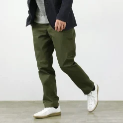 D.C.WHITE Work Pants & Chinos^/ Cotton twill regular silhouette chinos