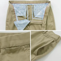 D.C.WHITE Work Pants & Chinos^/ Cotton twill regular silhouette chinos