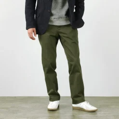 D.C.WHITE Work Pants & Chinos^/ Cotton twill regular silhouette chinos