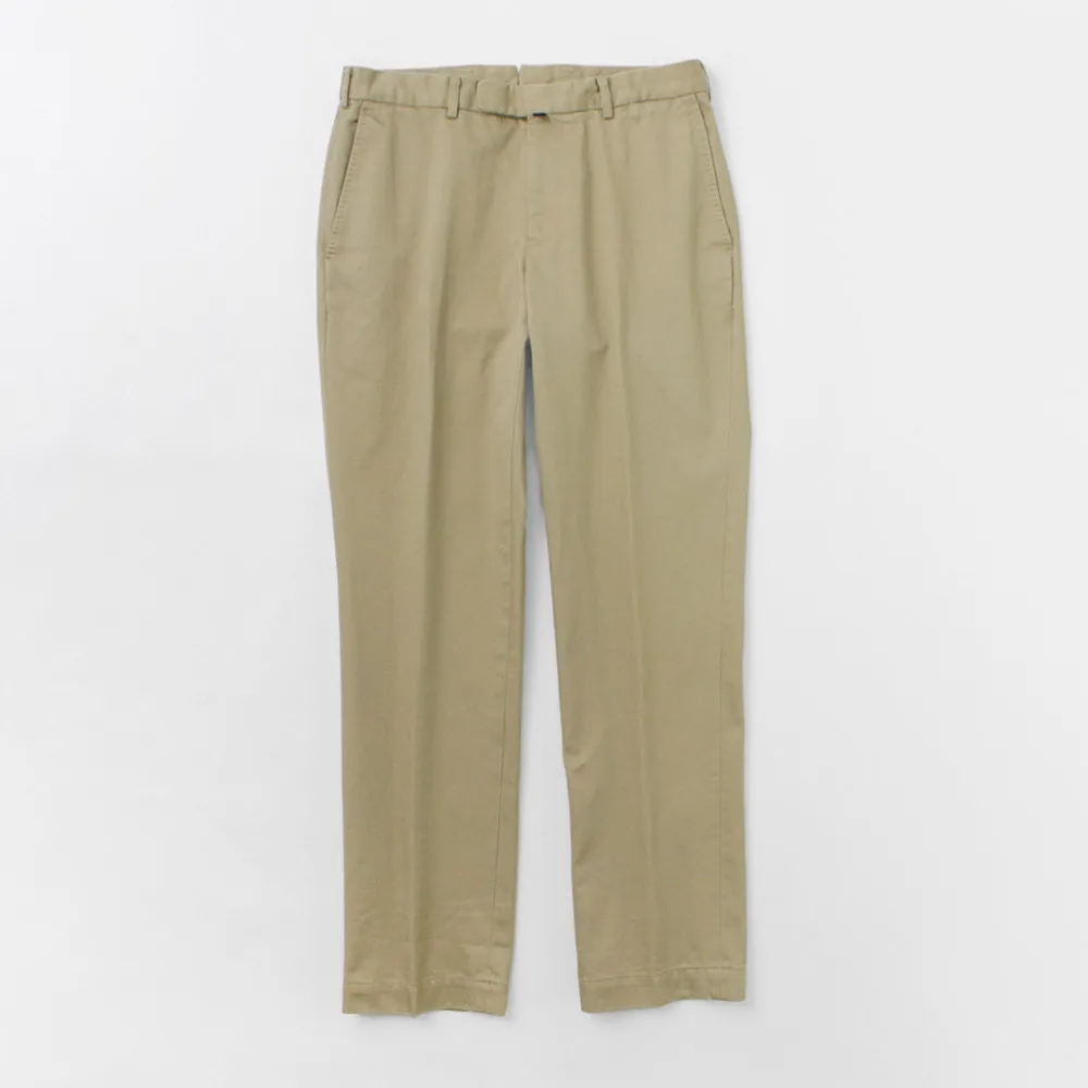 D.C.WHITE Work Pants & Chinos^/ Cotton twill regular silhouette chinos