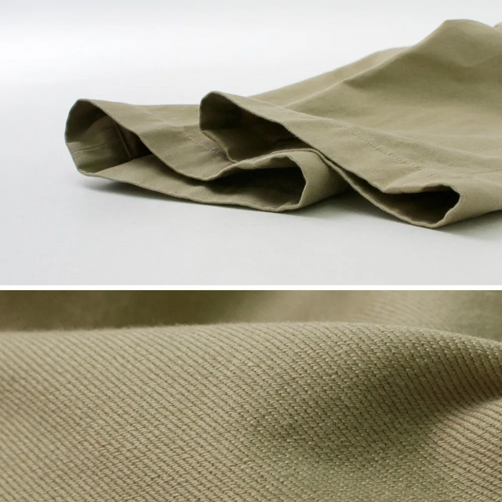 D.C.WHITE Work Pants & Chinos^/ Cotton twill regular silhouette chinos