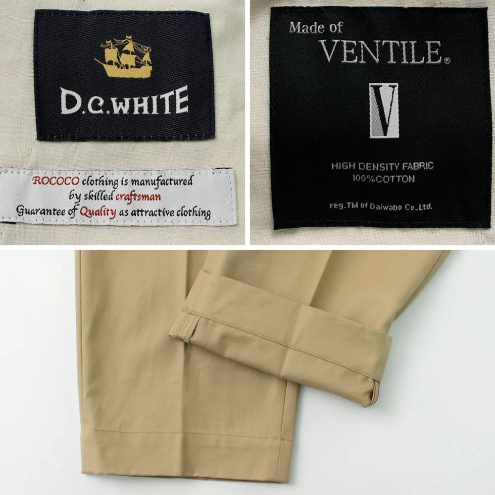 D.C.WHITE Work Pants & Chinos^/ High Density tapered pants