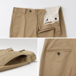 D.C.WHITE Work Pants & Chinos^/ High-density Chino Stretch Slim Tapered Pants