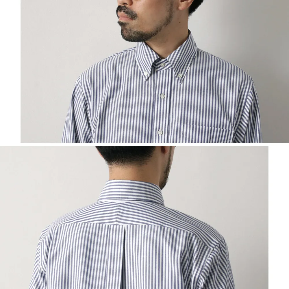 D.C.WHITE Shirts^/ Ivy Stripe Button Down Shirt