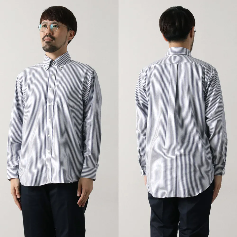 D.C.WHITE Shirts^/ Ivy Stripe Button Down Shirt