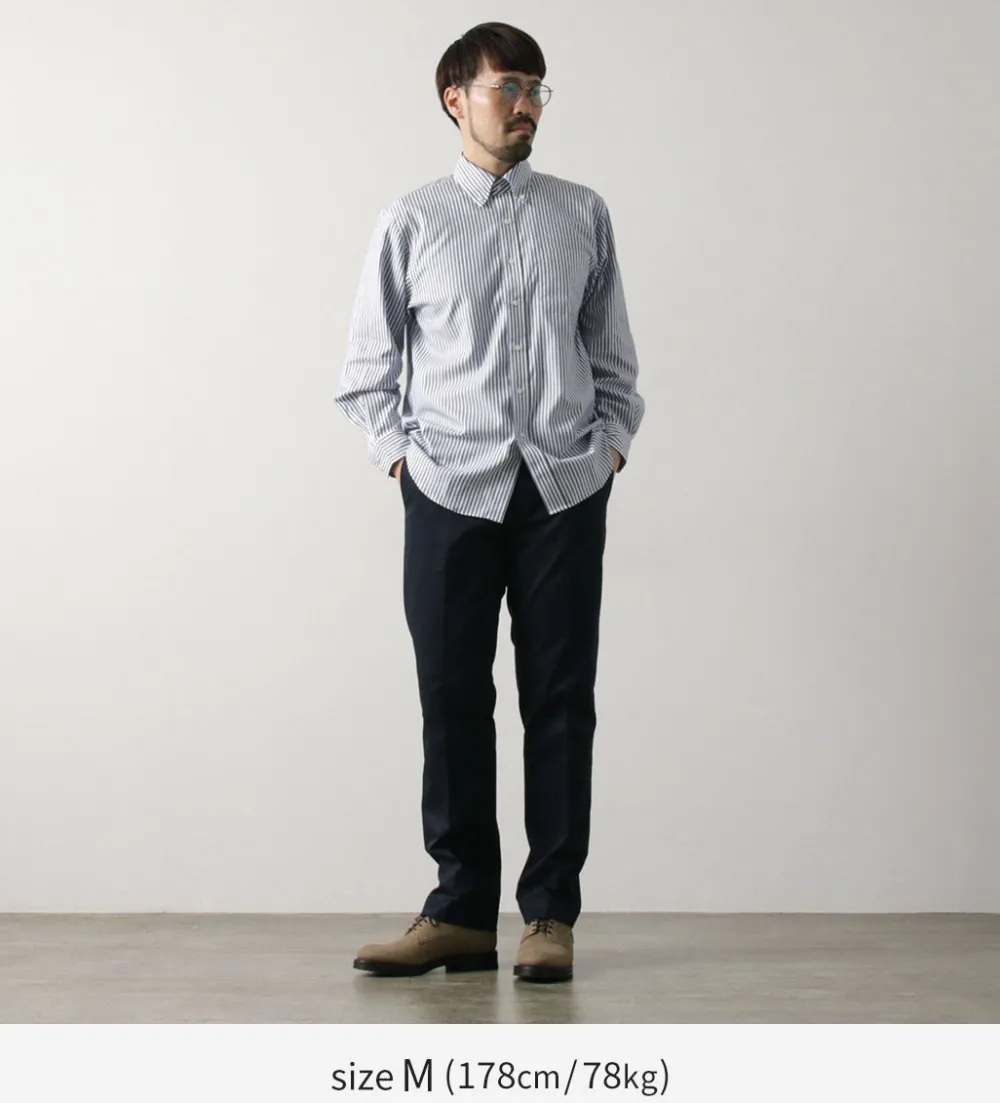 D.C.WHITE Shirts^/ Ivy Stripe Button Down Shirt