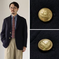 D.C.WHITE Jackets^/ sports blazer navy