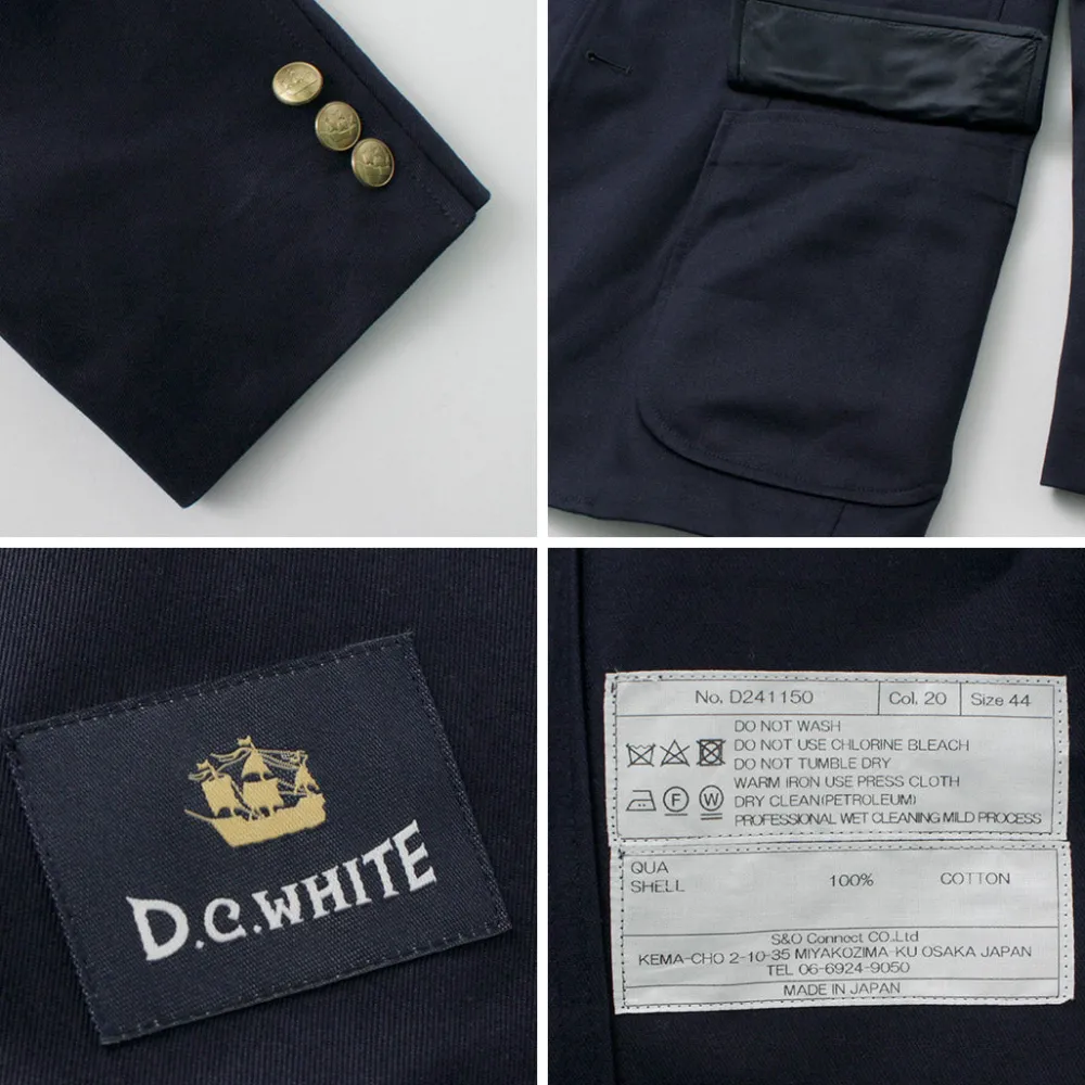 D.C.WHITE Jackets^/ West Point Blazer 2 navy