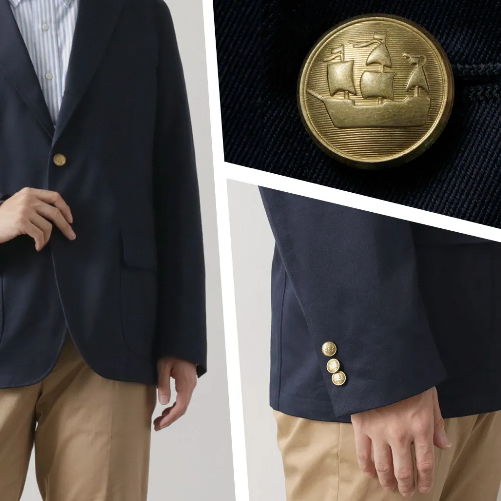 D.C.WHITE Jackets^/ West Point Blazer 2 navy