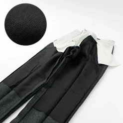D.C.WHITE Trousers^/ Wool Melton Tapered Trousers gray