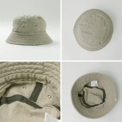 DECHO Hats^/ Linen Bucket Hat