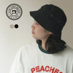 DECHO Hats^/ Linen Bucket Hat