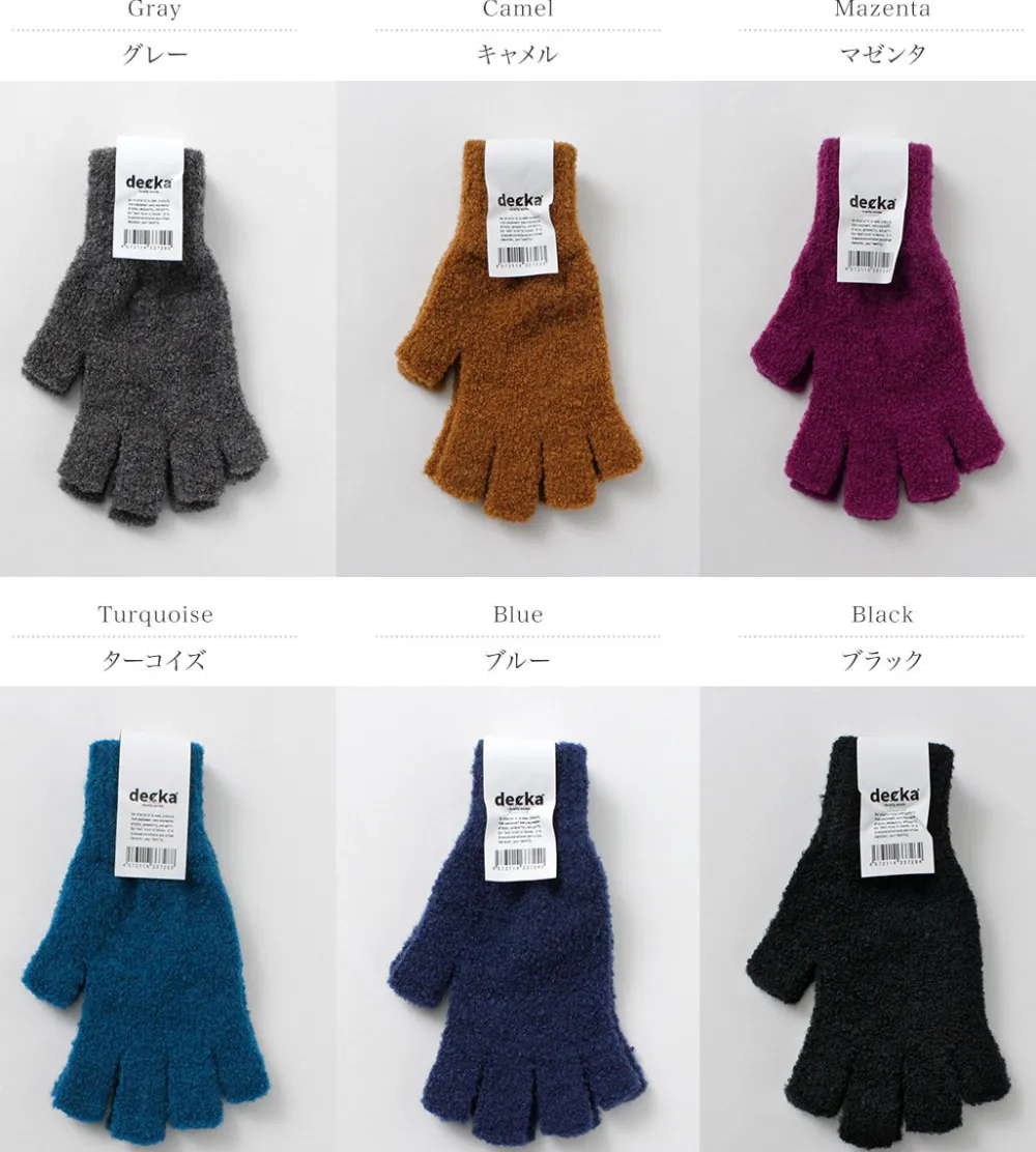 DECKA QUALITY SOCKS Gloves^/ Fingerless Glove Alpaca