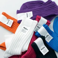 DECKA QUALITY SOCKS Socks^/ Heavyweight Plain Crew Socks
