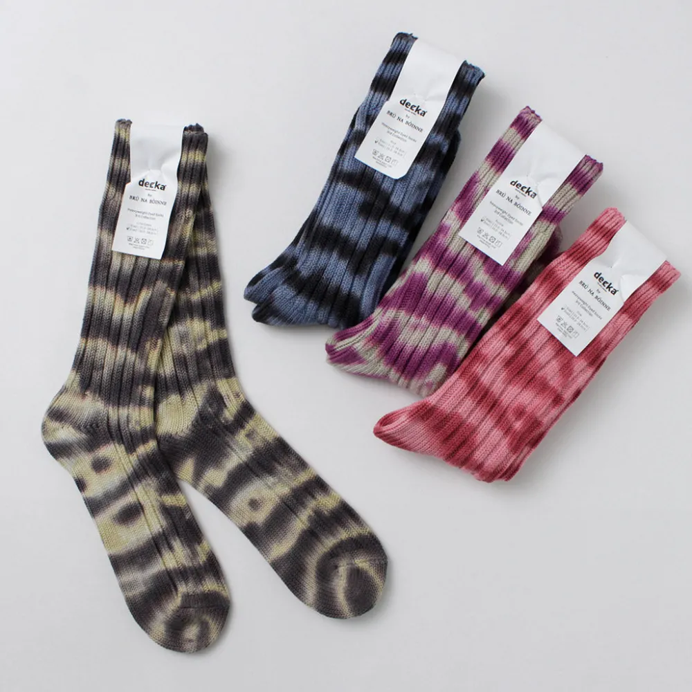 DECKA QUALITY SOCKS Socks^/ Heavyweight tie-dye socks