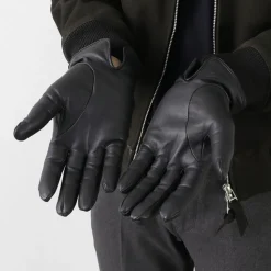 DENTS Gloves^/ Bisley / Cashmere-lined leather gloves