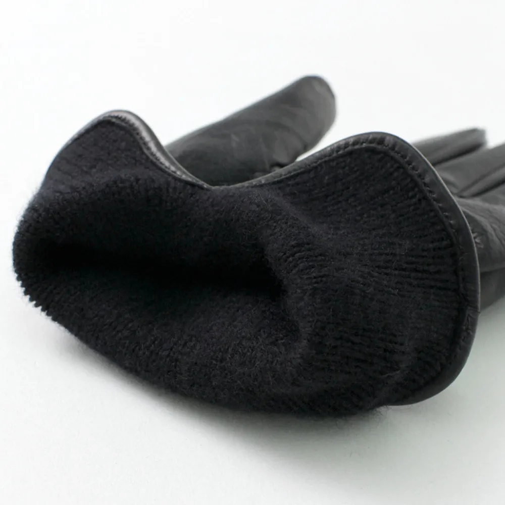 DENTS Gloves^/ Bisley / Cashmere-lined leather gloves