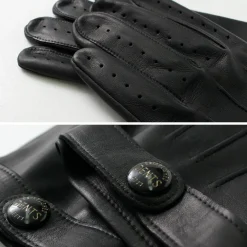 DENTS Gloves^/ Fleming / Perforated leather gloves