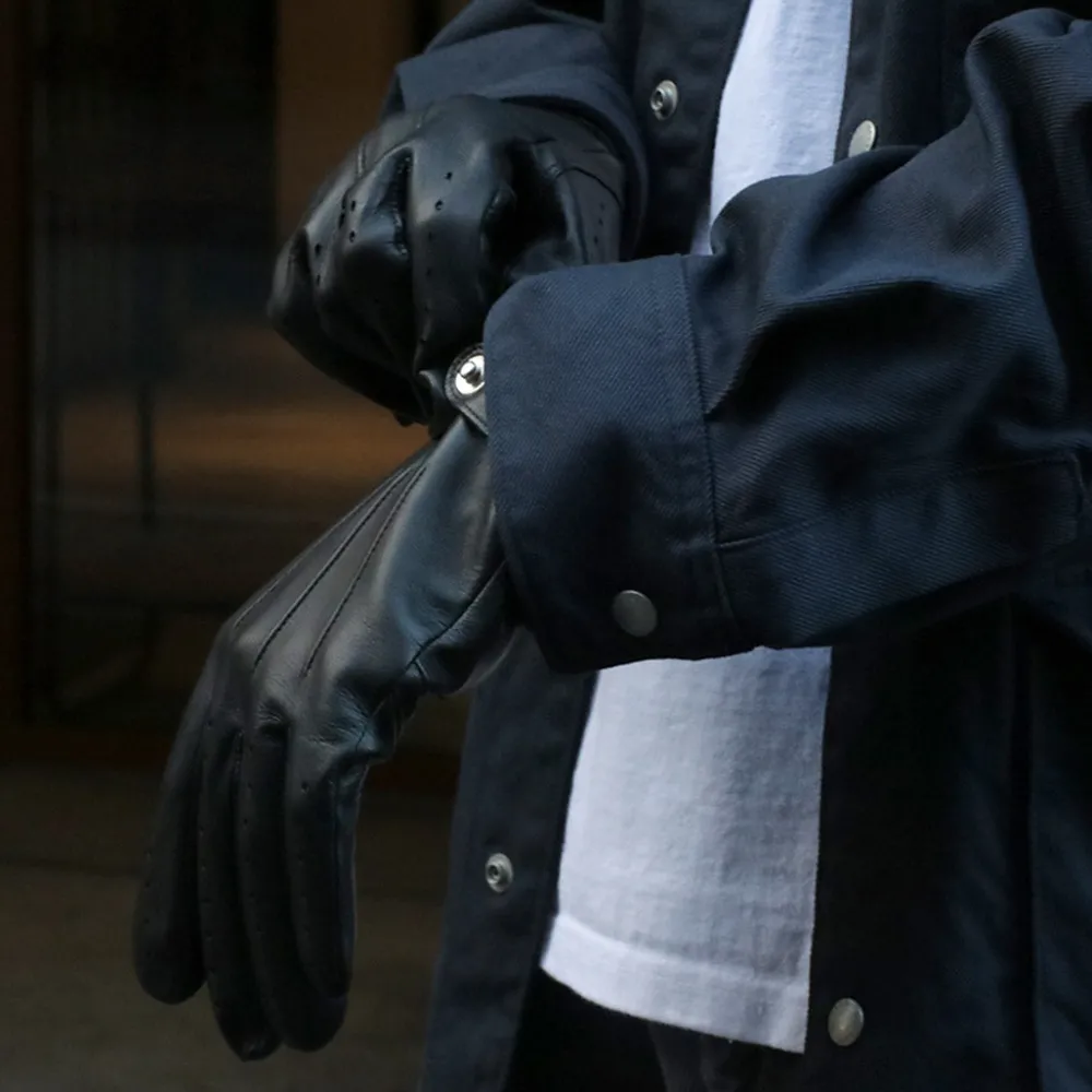 DENTS Gloves^/ Fleming / Perforated leather gloves