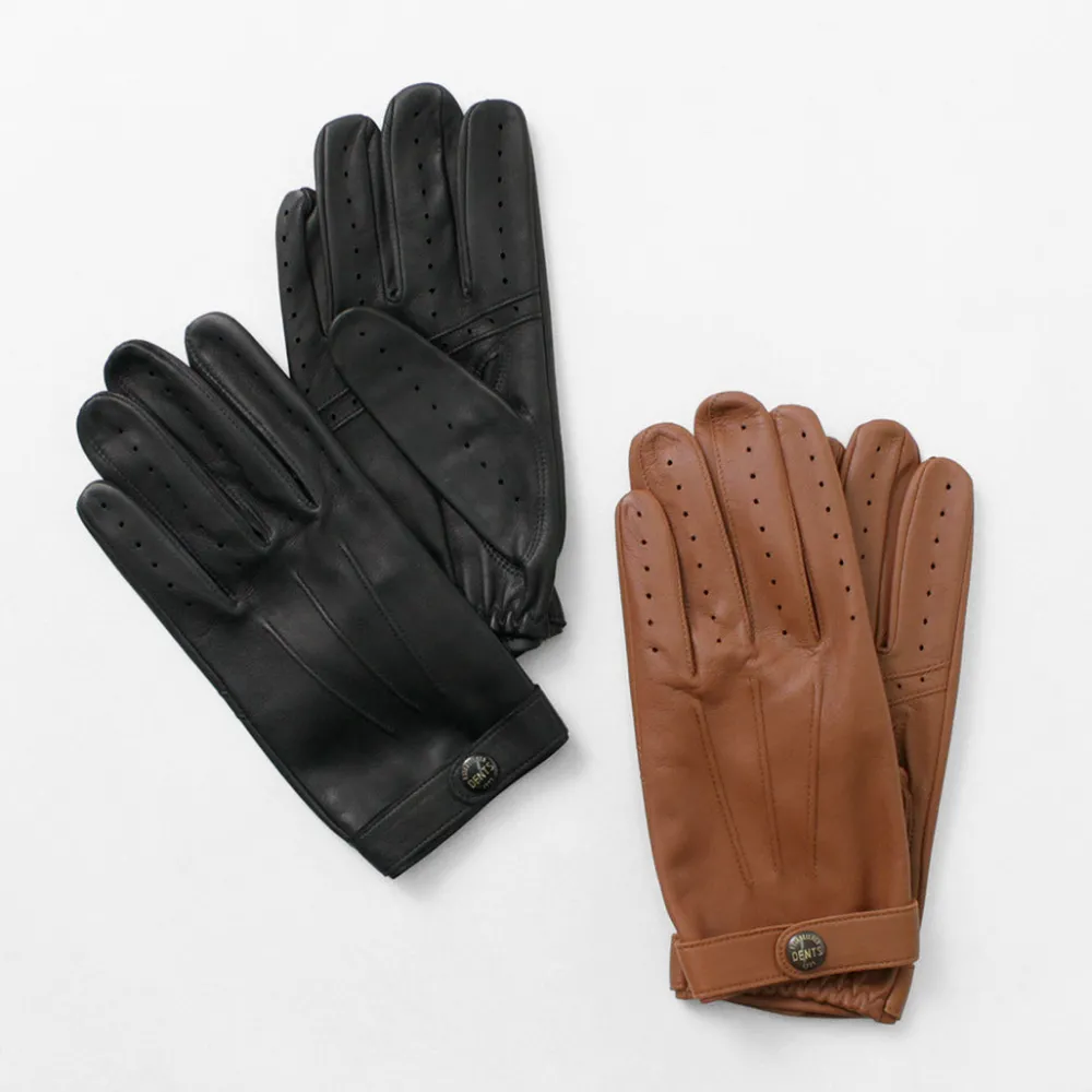 DENTS Gloves^/ Fleming / Perforated leather gloves