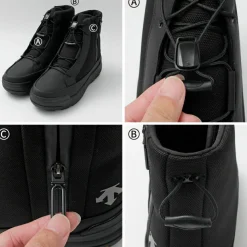 DESCENTE Sneakers^/ High Cut Side Zip Lace Up Boots