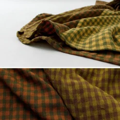 DIP/DZT Shirts^DIP/DZT / Checked combination shirt yellow