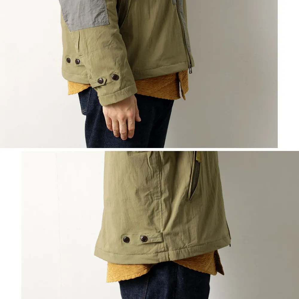 DIP/DZT Jackets^DIP/DZT / Combi stand collar blouson khaki