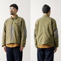 DIP/DZT Jackets^DIP/DZT / Combi stand collar blouson khaki
