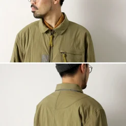 DIP/DZT Jackets^DIP/DZT / Combi stand collar blouson khaki