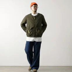 DIP/DZT Jackets^DIP/DZT / No-collar blouson olive
