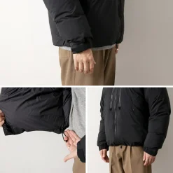 F/CE. Down Wear^F/CE. / Detachable Hoodie Bomb Jacket black