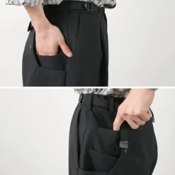 F/CE. Trousers^F/CE. / Lightweight balloon cropped pants black