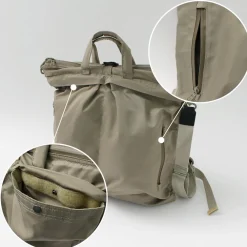 F/CE. Shoulder Bags|Backpacks^F/CE / Recycle twill 3-way helmet bag
