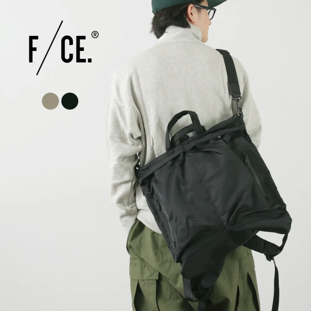 F/CE. Shoulder Bags|Backpacks^F/CE / Recycle twill 3-way helmet bag