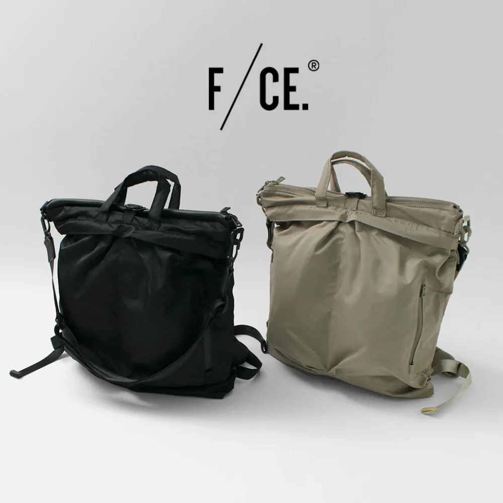 F/CE. Shoulder Bags|Backpacks^F/CE / Recycle twill 3-way helmet bag