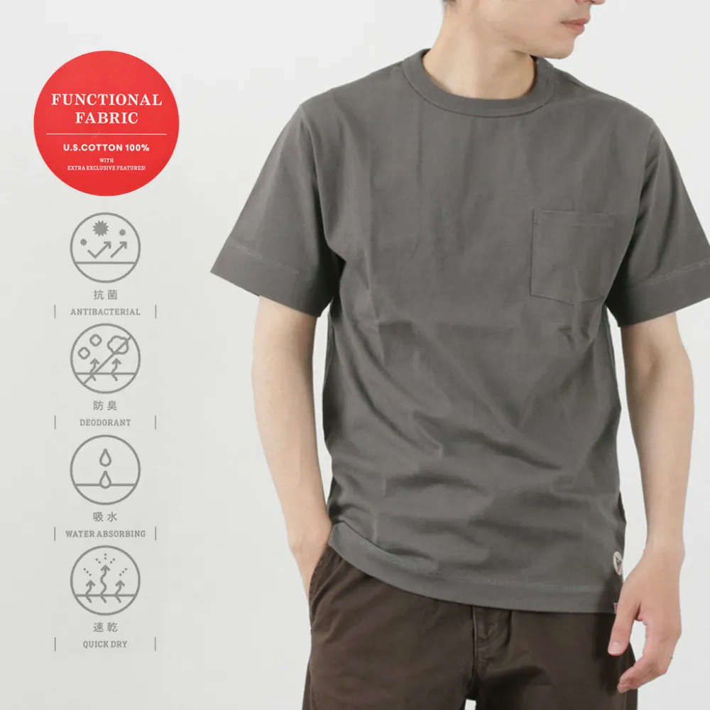 FELCO × HEALTH KNIT T-Shirts^/ Crew Neck Pocket Tee
