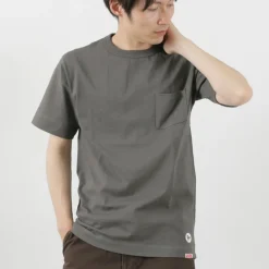 FELCO × HEALTH KNIT T-Shirts^/ Crew Neck Pocket Tee