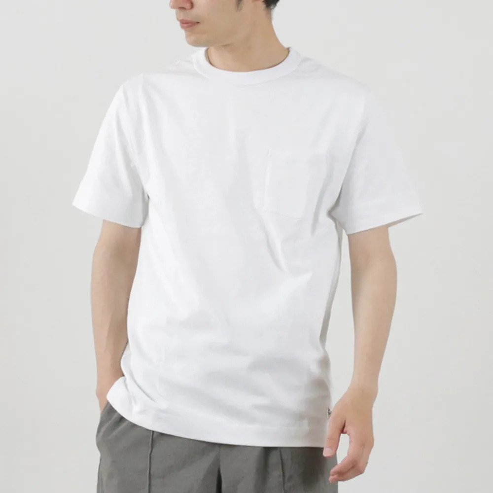 FELCO × HEALTH KNIT T-Shirts^/ Crew Neck Pocket Tee