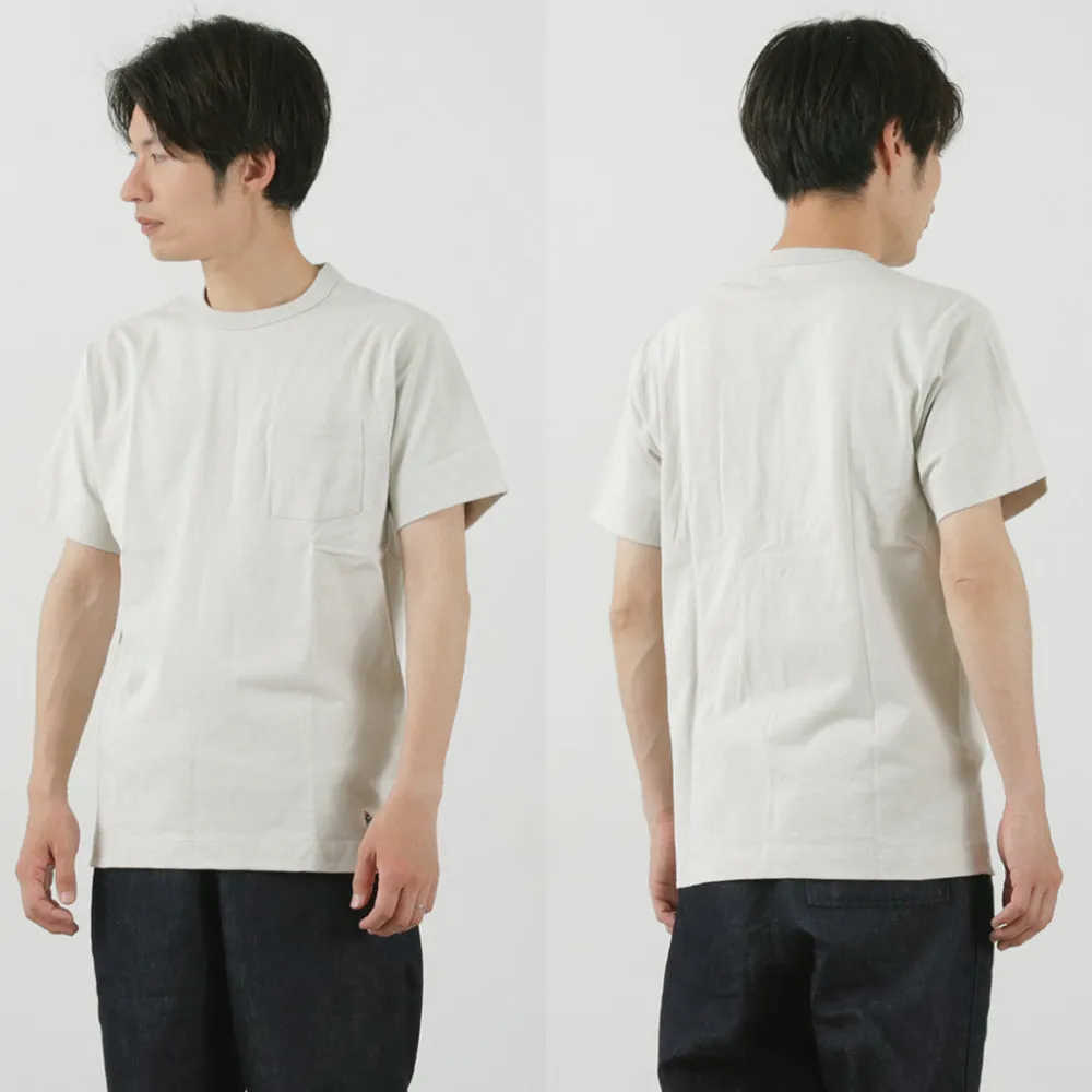 FELCO × HEALTH KNIT T-Shirts^/ Crew Neck Pocket Tee