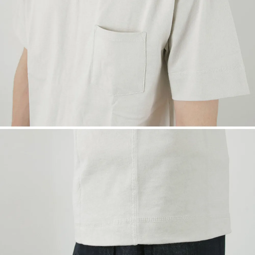 FELCO × HEALTH KNIT T-Shirts^/ Crew Neck Pocket Tee