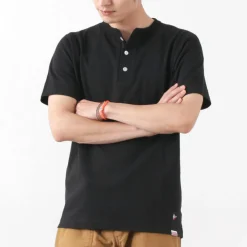 FELCO T-Shirts^/ Pocket Henley Neck T-shirt