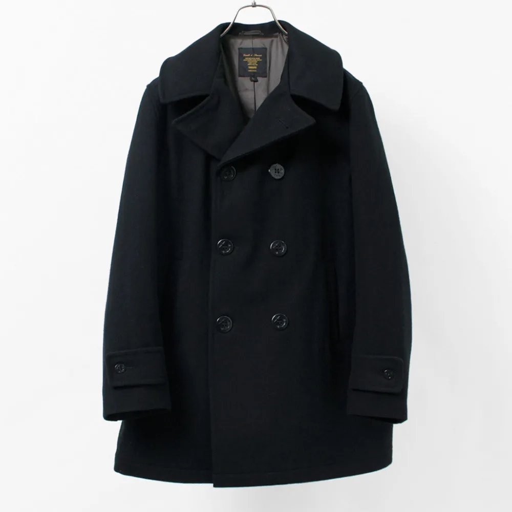 FIDELITY Coats^/ 23oz Melton Peacoat black
