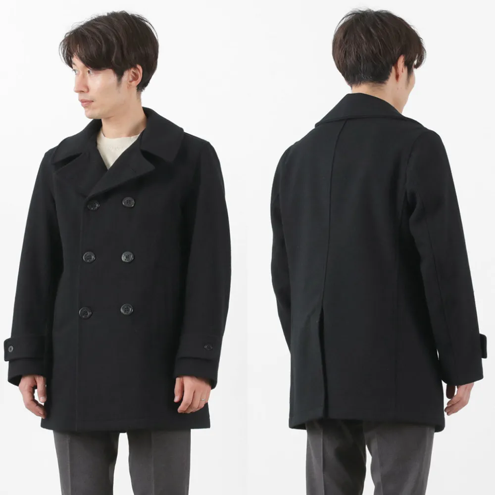 FIDELITY Coats^/ 23oz Melton Peacoat black