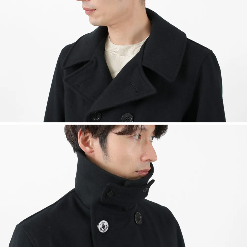 FIDELITY Coats^/ 23oz Melton Peacoat black