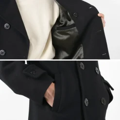 FIDELITY Coats^/ 23oz Melton Peacoat black