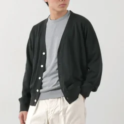 FILMELANGE Cardigans^/ Elton Extra Mini-piled Cardigan black