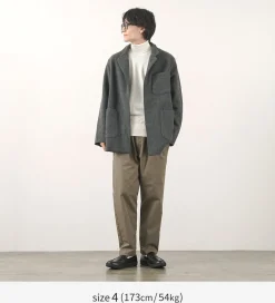 FILMELANGE Jackets^/ Hiet Melton Knit Jacket charcoal